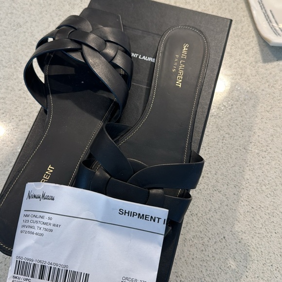 Saint Laurent Tribute flat sandal with box and dust bag - size 42 - Picture 5 of 6
